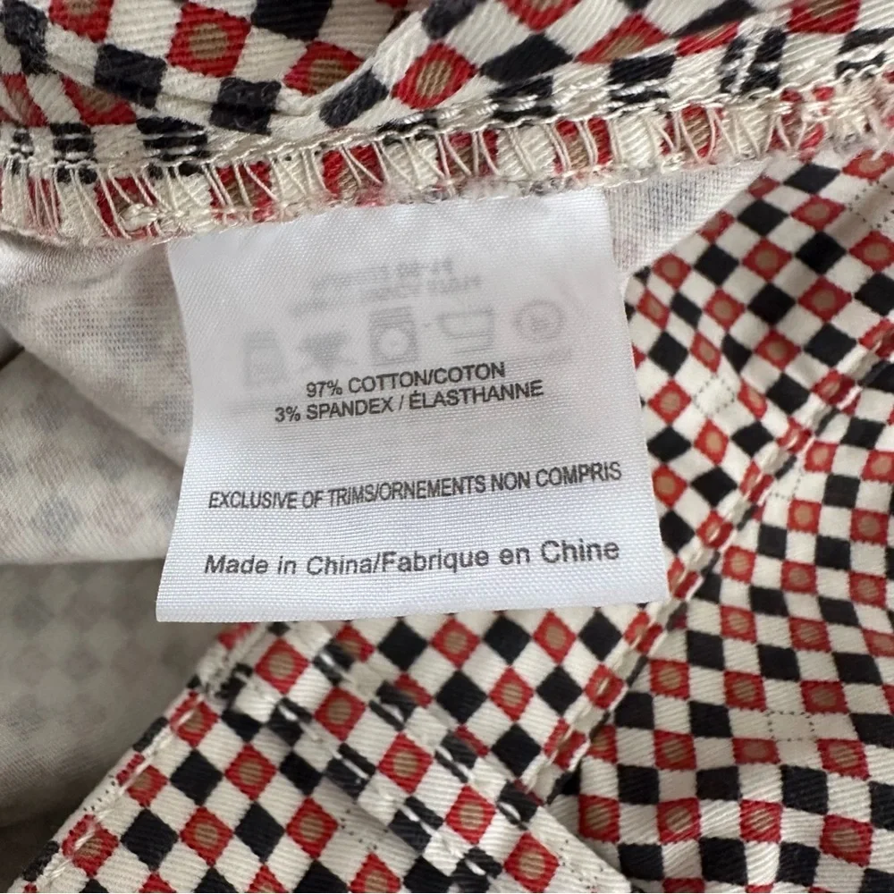 Tory Burch Women’s Checkered Tapered Pants Size 27/4